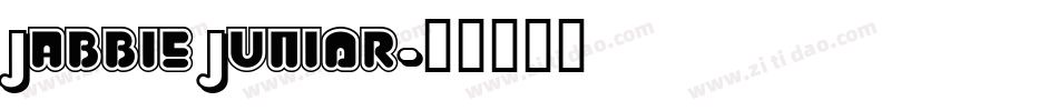 Jabbie Junior字体转换